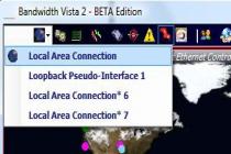 Captura Bandwidth Vista