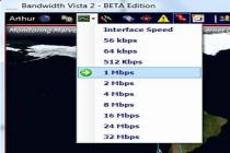 Captura Bandwidth Vista