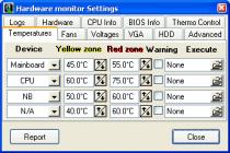 Captura Hardware Sensors Monitor