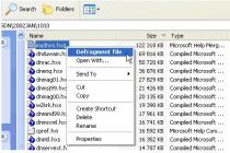 Captura Rapid File Defragmentor