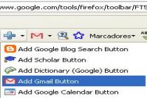 Captura Google Toolbar for Firefox
