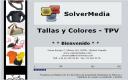 Captura SolverMedia TPV Tallas y Colores 2011