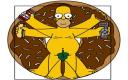Captura Homer Hombre de Vitruvio