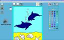 Desktop Dolphin Coloring Book