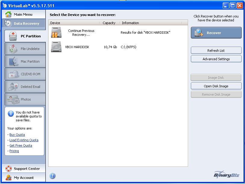 virtuallab data recovery virtuallab data recovery